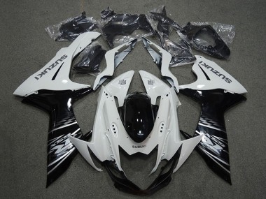 Suzuki GSXR 750 Motorrad Verkleidung 2011-2024 - Weiss Schwarz