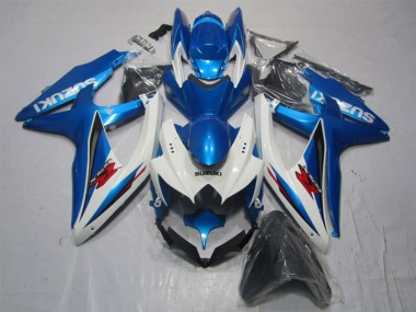 Suzuki GSXR 1000 Motorrad Verkleidung 2007-2008 - Weiss Blau Rot