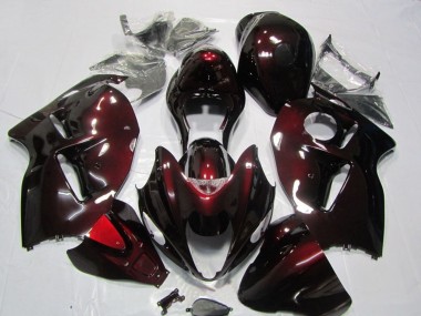 Suzuki GSXR 1300 Hayabusa Motorrad Verkleidung Kit 1996-2007 - Rot Schwarz
