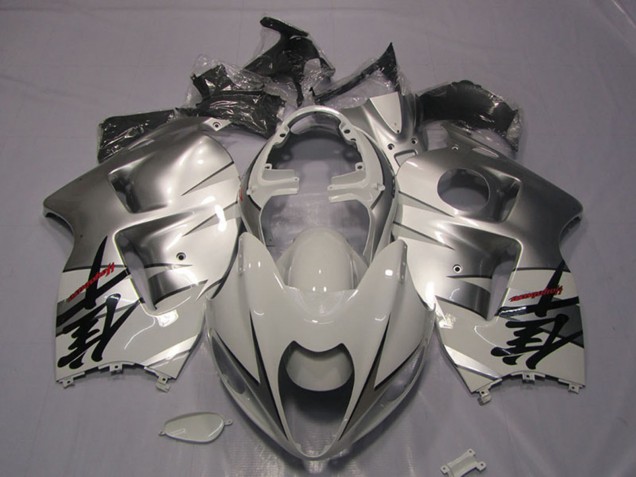 Suzuki GSXR 1300 Hayabusa Motorrad Verkleidung 1996-2007 - Silber
