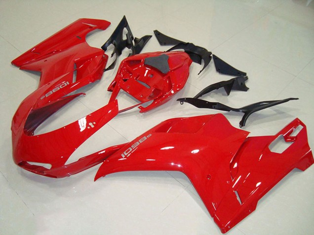 Ducati 1098 Motorrad Verkleidung Kit 2007-2014 - Rot