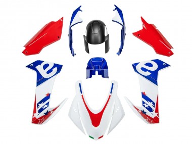 Aprilia RS660 Motorrad Verkleidung 2020-2024 - Weiss Blau Rot