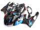 BMW S1000RR Motorrad Verkleidung 2015-2016 - Blau Rot Carbonfaser