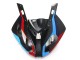 BMW S1000RR Motorrad Verkleidung 2015-2016 - Blau Rot Carbonfaser