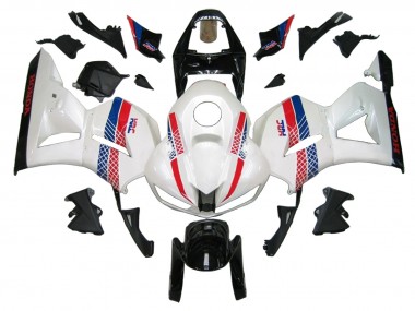 Honda CBR600RR Motorrad Verkleidung Kit 2013-2023 - Weiss Rot Blau
