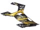 Kawasaki EX400 Motorrad Verkleidung 2018-2024 - Gold Glanzendes Schwarz