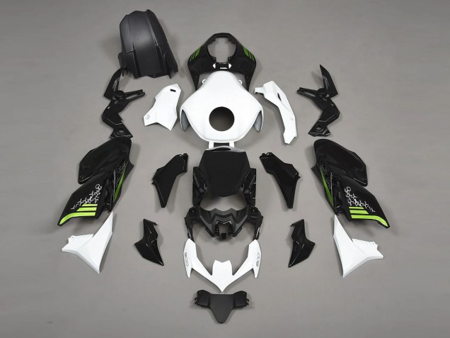 Kawasaki Z900 Motorrad Verkleidung 2020-2024 - Schwarz Weiss