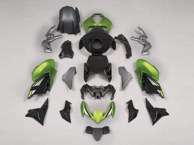 Kawasaki Z900 Motorrad Verkleidung 2020-2024 - Schwarz Grun