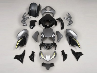 Kawasaki Z900 Motorrad Verkleidung 2020-2024 - Grau Schwarz