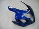 Suzuki GSXR 600/750 Motorrad Verkleidung 2004-2005 - Blau Grau Glanzendes Schwarz