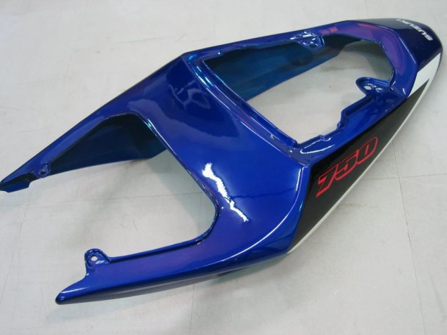 Suzuki GSXR 600/750 Motorrad Verkleidung 2004-2005 - Blau Grau Glanzendes Schwarz