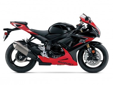 Suzuki GSXR 600/750 Motorrad Verkleidung 2011-2024 - Rot Glanzendes Schwarz