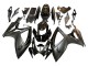 Suzuki GSXR 600/750 Motorrad Verkleidung 2006-2007 - Glanzendes Schwarz Matt Schwarz
