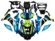 Yamaha YZF R1 Motorrad Verkleidung 2015-2019 - Blau Grun Schwarz Hai