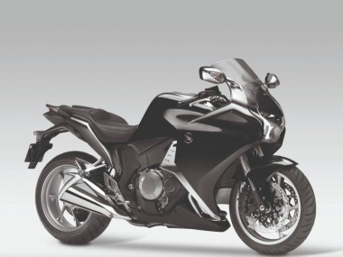 Honda VFR 1200 Motorrad Verkleidung 2010-2014 - Glanzendes Schwarz