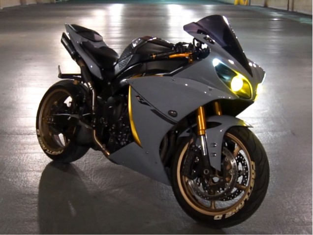 Yamaha YZF R1 Motorrad Verkleidung 2007-2008 - Nardo Grau