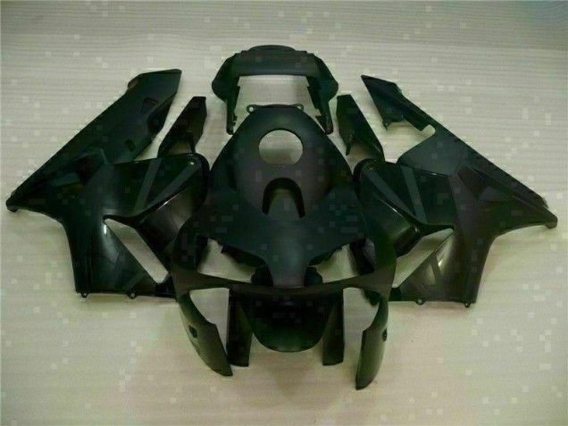 Matt Schwarz 03-04 Honda CBR600RR Motorrad Verkleidung Matt Schwarz 03-04 Honda CBR600RR Motorrad Verkleidung