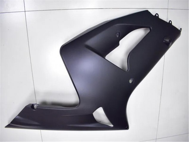 Matt Schwarz 03-04 Kawasaki ZX6R Motorrad Verkleidung Matt Schwarz 03-04 Kawasaki ZX6R Motorrad Verkleidung