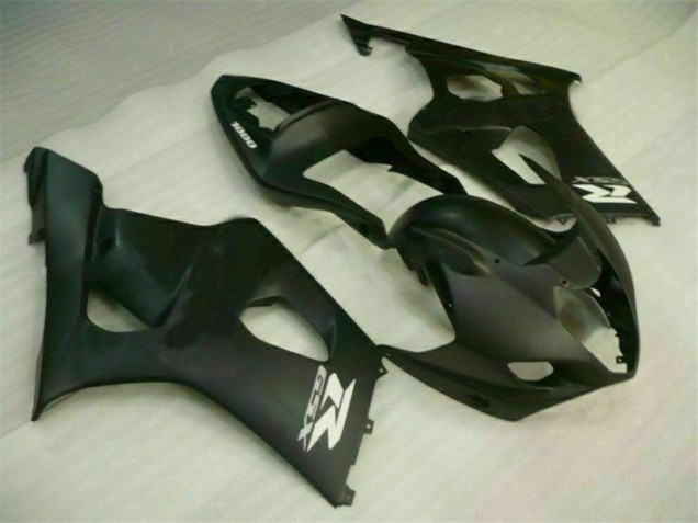 Matt Schwarz 03-04 Suzuki GSXR 1000 Motorrad Verkleidung Matt Schwarz 03-04 Suzuki GSXR 1000 Motorrad Verkleidung