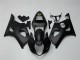 Matt Schwarz 03-04 Suzuki GSXR 1000 Motorrad Vollverkleidung Matt Schwarz 03-04 Suzuki GSXR 1000 Motorrad Vollverkleidung