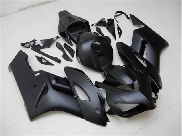 Matt Schwarz 04-05 Honda CBR1000RR Motorrad Verkleidung Matt Schwarz 04-05 Honda CBR1000RR Motorrad Verkleidung
