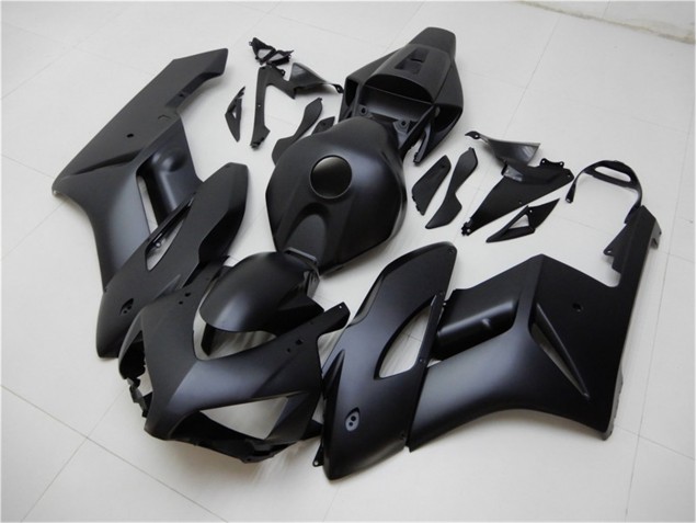 Matt Schwarz 04-05 Honda CBR1000RR Motorrad Verkleidung Matt Schwarz 04-05 Honda CBR1000RR Motorrad Verkleidung