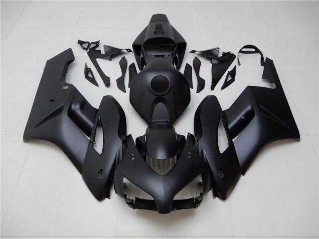 Matt Schwarz 04-05 Honda CBR1000RR Motorrad Verkleidung Matt Schwarz 04-05 Honda CBR1000RR Motorrad Verkleidung