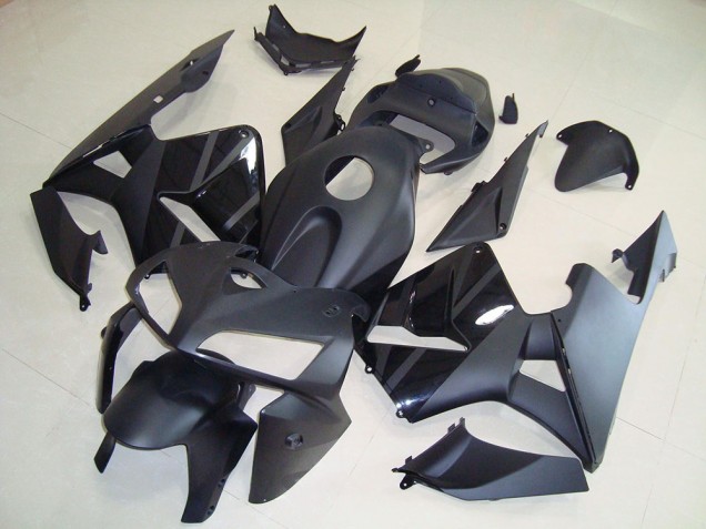 Matt Schwarz 05-06 Honda CBR600RR Motorrad Verkleidungen Matt Schwarz 05-06 Honda CBR600RR Motorrad Verkleidungen