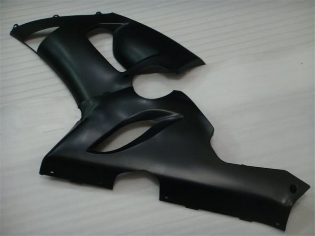 Matt Schwarz 05-06 Kawasaki ZX6R Motorrad Verkleidung Matt Schwarz 05-06 Kawasaki ZX6R Motorrad Verkleidung