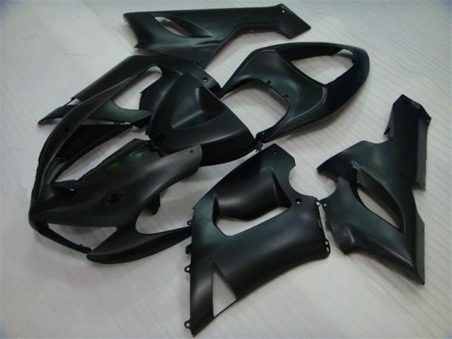 Matt Schwarz 05-06 Kawasaki ZX6R Motorrad Verkleidung Matt Schwarz 05-06 Kawasaki ZX6R Motorrad Verkleidung