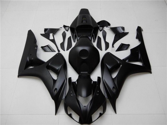 Matt Schwarz 06-07 Honda CBR1000RR Motorrad Verkleidung Matt Schwarz 06-07 Honda CBR1000RR Motorrad Verkleidung
