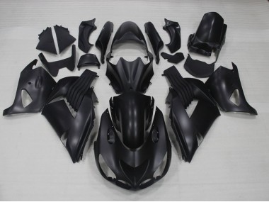 Matt Schwarz 06-11 Kawasaki ZX14R ZZR1400 Motorrad Verkleidungen