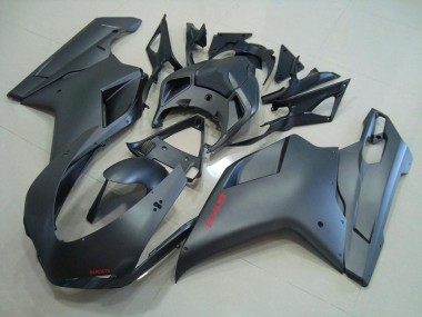 Matt Schwarz 07-14 Ducati 848 1098 1198 Motorrad Verkleidung