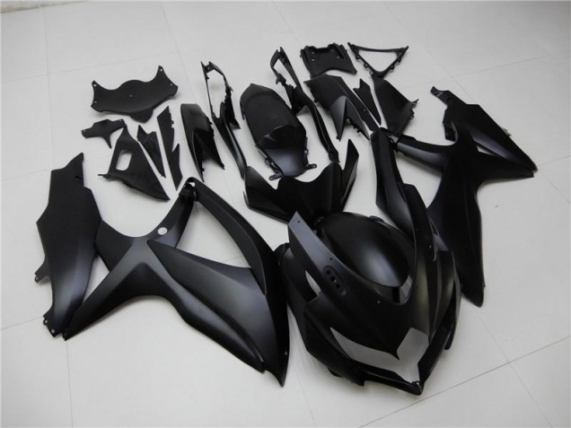 Matt Schwarz 08-10 Suzuki GSXR 600/750 Motorrad Verkleidung Matt Schwarz 08-10 Suzuki GSXR 600/750 Motorrad Verkleidung