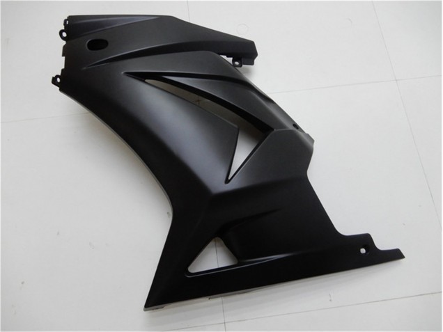 Matt Schwarz 08-12 Kawasaki EX250 Motorrad Verkleidung Matt Schwarz 08-12 Kawasaki EX250 Motorrad Verkleidung