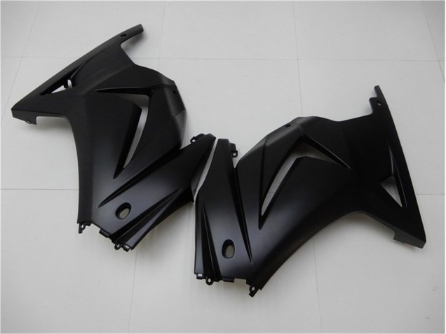 Matt Schwarz 08-12 Kawasaki EX250 Motorrad Verkleidung Matt Schwarz 08-12 Kawasaki EX250 Motorrad Verkleidung