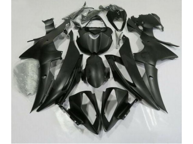 Matt Schwarz 08-16 Yamaha YZF R6 Motorrad Verkleidung Matt Schwarz 08-16 Yamaha YZF R6 Motorrad Verkleidung
