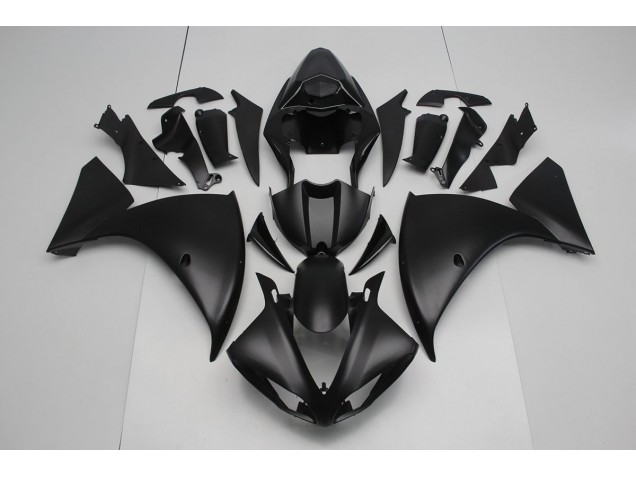 Matt Schwarz 09-11 Yamaha YZF R1 Motorrad Verkleidungen Matt Schwarz 09-11 Yamaha YZF R1 Motorrad Verkleidungen