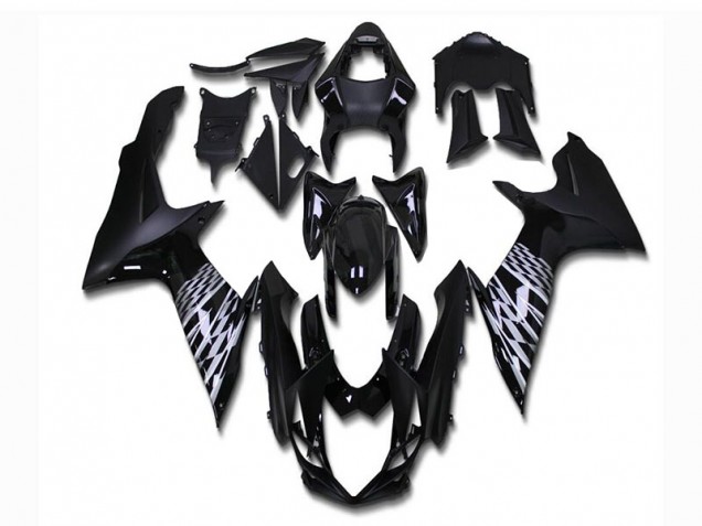 Matt Schwarz 11-21 Suzuki GSXR 600/750 Motorrad Verkleidung Matt Schwarz 11-21 Suzuki GSXR 600/750 Motorrad Verkleidung