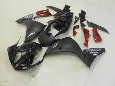 Matt Schwarz 12-14 Yamaha YZF R1 Motorrad Vollverkleidung