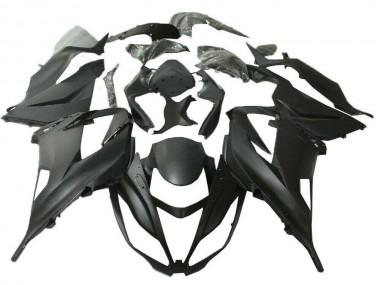 Matt Schwarz 13-18 Kawasaki ZX6R Motorrad Verkleidungen