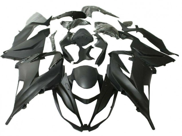Matt Schwarz 13-18 Kawasaki ZX6R Motorrad Verkleidungen Matt Schwarz 13-18 Kawasaki ZX6R Motorrad Verkleidungen