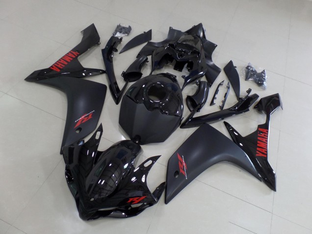 Matt Schwarz Rot 07-08 Yamaha YZF R1 Motorrad Verkleidung Matt Schwarz Rot 07-08 Yamaha YZF R1 Motorrad Verkleidung