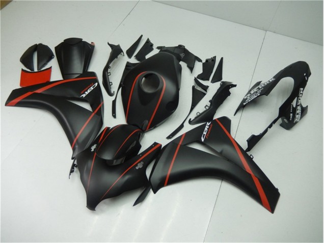 Matt Schwarz Rot 08-11 Honda CBR1000RR Motorrad Verkleidung Matt Schwarz Rot 08-11 Honda CBR1000RR Motorrad Verkleidung