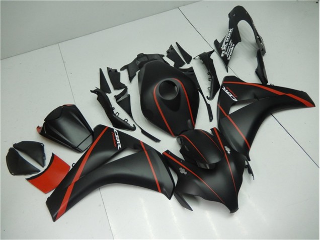 Matt Schwarz Rot 08-11 Honda CBR1000RR Motorrad Verkleidung Matt Schwarz Rot 08-11 Honda CBR1000RR Motorrad Verkleidung