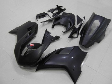 Matt Schwarze Renn Version 07-14 Ducati 848 1098 1198 Motorrad Verkleidung