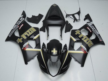 Matt Schwarzer Rizla 03-04 Suzuki GSXR 1000 Motorrad Verkleidung