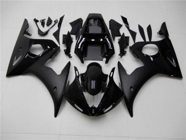 Matt schwarz glänzend 03-05 Yamaha YZF R6 Motorrad Verkleidung