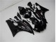 Matt schwarz glänzend 06-07 Yamaha YZF R6 Motorrad Verkleidung Matt schwarz glänzend 06-07 Yamaha YZF R6 Motorrad Verkleidung