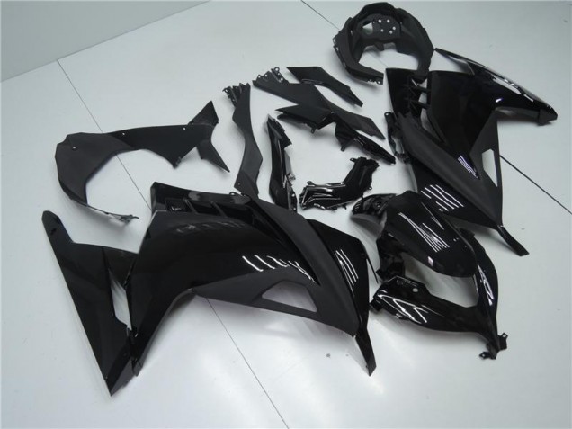 Matt schwarz glänzend 13-16 Kawasaki EX300 Motorrad Verkleidung Matt schwarz glänzend 13-16 Kawasaki EX300 Motorrad Verkleidung
